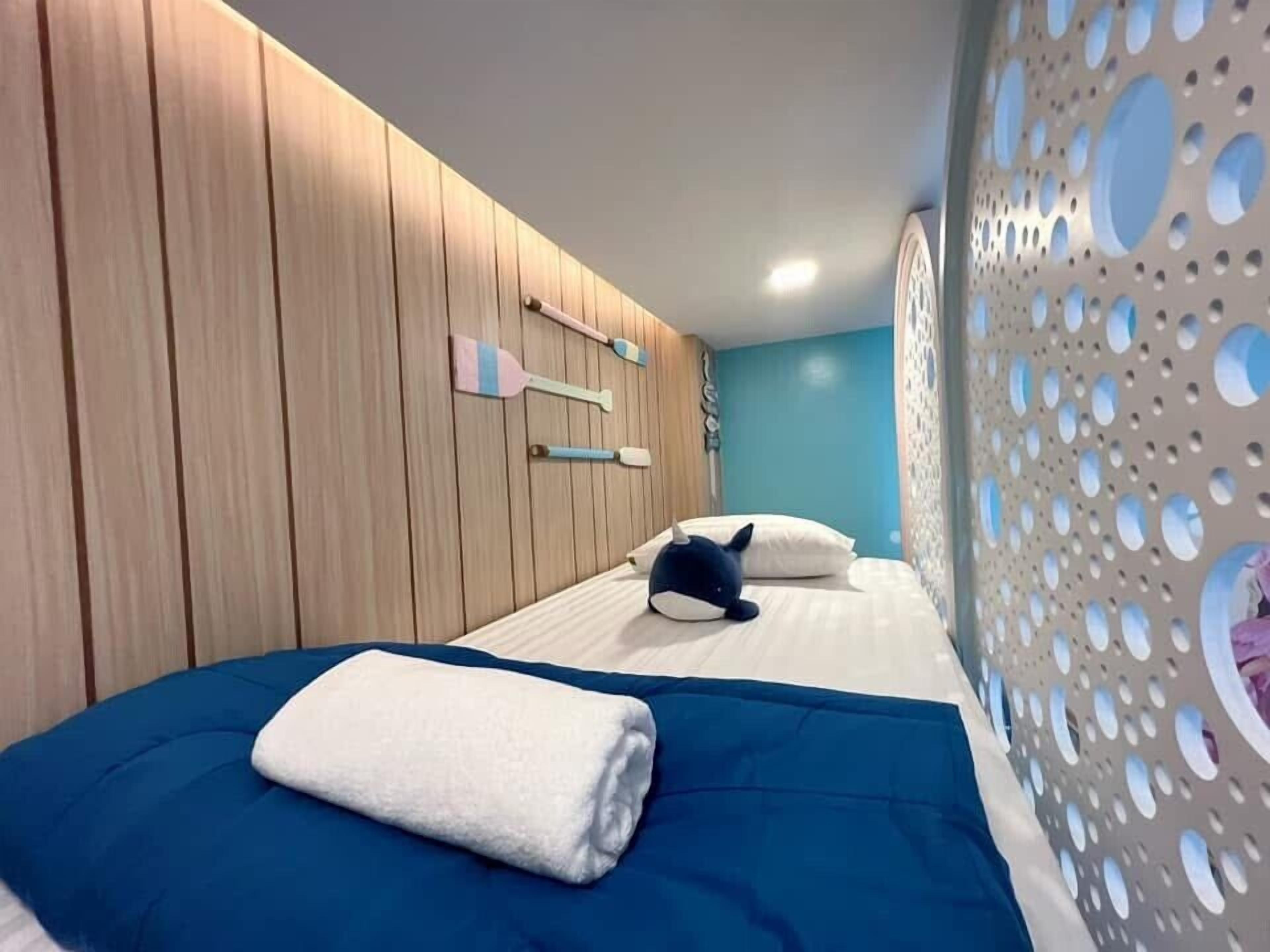 ดีไซน์วิลล่า, 3 ห้องนอน, ระเบียง | ตู้นิรภัยในห้องพัก, ห้องพักตกแต่งอย่างมีเอกลักษณ์, ผ้าม่านกันแสง