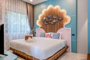 Comfort Villa, 3 Bedrooms, Balcony | In-room safe, individually decorated, blackout drapes - The Tropical Pool Villa Ao Nang (Krabi)