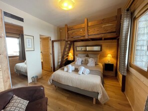 4 bedrooms, iron/ironing board, travel cot, WiFi