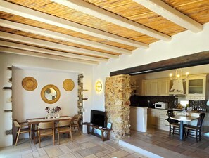 Dining - Luxury Villa private pool and Great Sea view 6-8 persons family & pet friendly (Aliki)