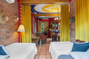 1 bedroom, iron/ironing board, Internet, bed sheets
