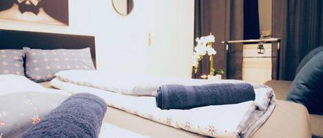 5 chambres, draps fournis