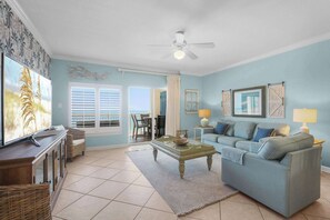 TV, DVD player, offices