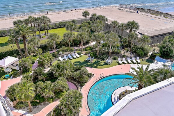 Indoor pool, a heated pool