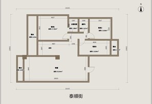 Floor plan - 三房二廳-步行三分鐘師大夜市、五分鐘大安森林公園、八分鐘台電大樓站與台大、市中心、大陽台、大客廳 (Taipei City)
