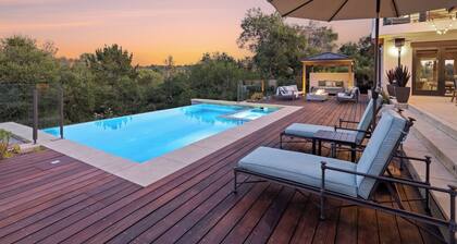 Luxurious 3BR/3BA Retreat w/ Pool, Fire Pit & Stunning Sunset Views