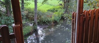 Station located in the Andelle valley with space to relax