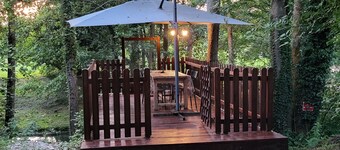 Station located in the Andelle valley with space to relax