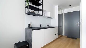 Réfrigérateur, four, grille-pain