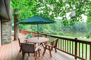House (3 Bedrooms) | Front of property - Deck & Game Room! Lakefront Blue Ridge Mtn Gem (Deep Gap)