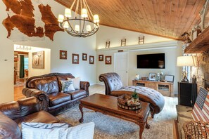 House (3 Bedrooms) | Interior - Deck & Game Room! Lakefront Blue Ridge Mtn Gem (Deep Gap)