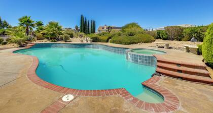 Pool, Spa & Mountain Views: Apple Valley Retreat!