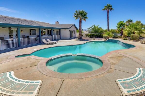 House (4 Bedrooms) | Pool | Outdoor pool - Pool, Spa & Mountain Views: Apple Valley Retreat! (Apple Valley)