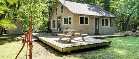 Majoituspaikan julkisivu