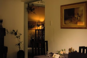 Front of property - evening/night