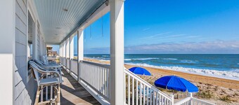 Ocean Paradise | Oceanfront Home with Balconies + Direct Beach Access