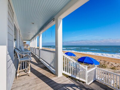 Ocean Paradise | Oceanfront Home with Balconies + Direct Beach Access