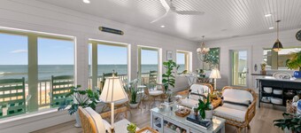 Ocean Paradise | Oceanfront Home with Balconies + Direct Beach Access