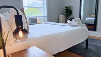 1 bedroom, iron/ironing board, travel crib, WiFi