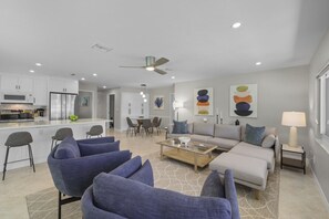 TV, table football, ping pong