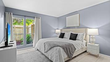 2 bedrooms, iron/ironing board, free WiFi, bed sheets