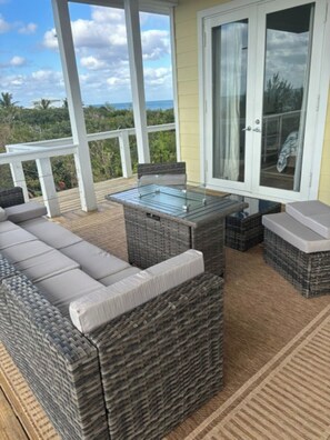 Terrace/patio - Hilltop House GTC
Exceptional views of Cocoa Bay and  Atlantic Ocean (Green Turtle Cay)