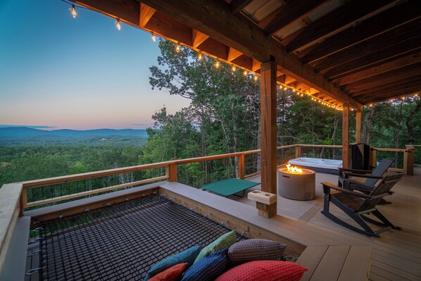 Terrace/patio - KARGOHAUS - One of a Kind Shipping Container Getaway Near Helen ~ Dog Park! (Clarkesville)