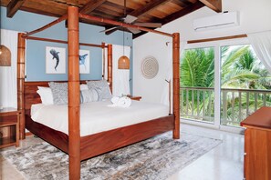 3 bedrooms, iron/ironing board, travel crib, free WiFi - Oceanfront 2BR Condo | Pools, Balcony + Reef Views (San Pedro Town)