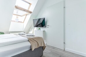 1 室のベッドルーム、WiFi、ベッドシーツ