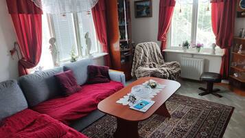 TV, DVD player, stereo