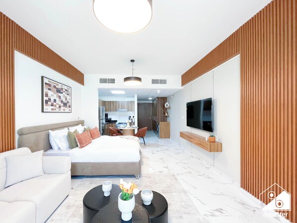 Interior - Stylish RAK Studio Balcony, Pool & Fitness (Dubai)