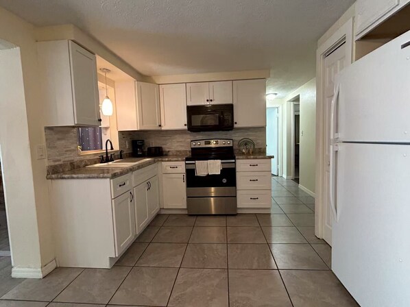 Microwave, oven, stovetop