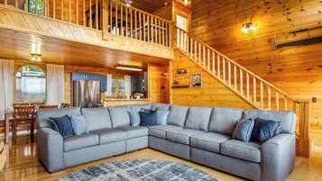 Smart TV, fireplace, video games, books