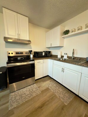 Microwave, oven, stovetop