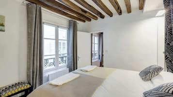 Departamento superior, 1 cama King size y sofá cama, para no fumadores, cocina | Wifi gratis
