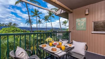 Comfort appartement, balkon, uitzicht op zee | Balkon