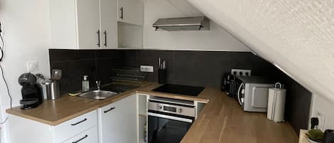 Microwave, oven, stovetop