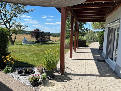 Cozy vacation apartment in the green Westerwald, gladly with dogs