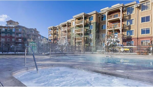 Indoor pool, outdoor pool