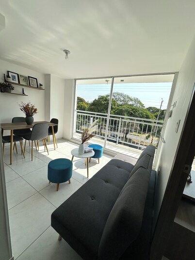 Apartment Mirador del Valle near the airport
Valledupar with AC