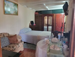 1 chambre, fer et planche Ă repasser, Wi-Fi, draps fournis