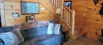 The Cozy Cub is a cozy 2-bedroom secluded cabin in charming Sevierville