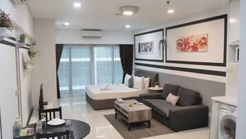 Desk, laptop workspace, soundproofing, iron/ironing board