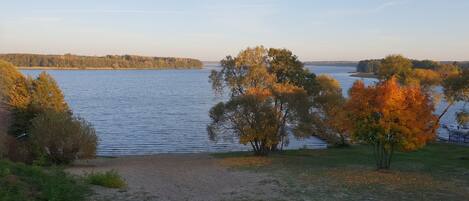 Udsigt fra overnatningsstedet
