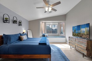 4 bedrooms, iron/ironing board, WiFi, bed sheets