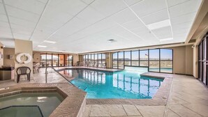 Indoor pool, outdoor pool - Hot Tub, Oceanfront, Heated Pools, King, Cable TV, W/D (Orange Beach)