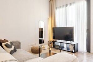 Deluxe Apartment, Non Smoking, Balcony | Living area