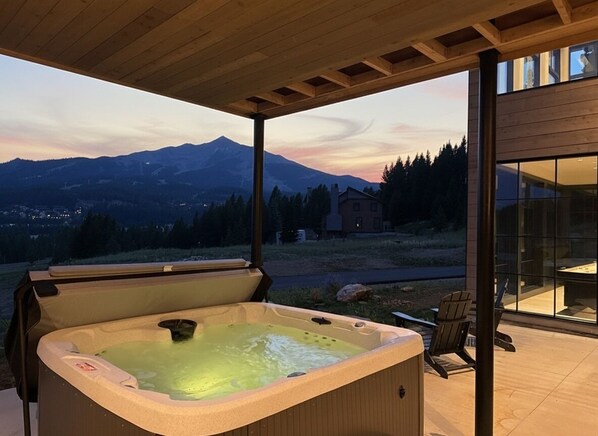 Bain à remous extérieur
