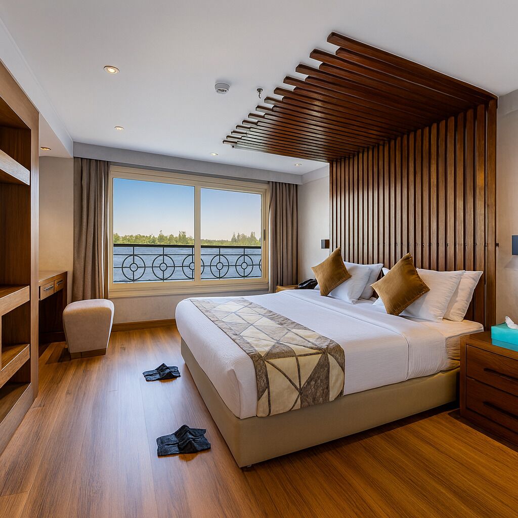 Deluxe Suite, River View | In-room safe, blackout curtains, soundproofing