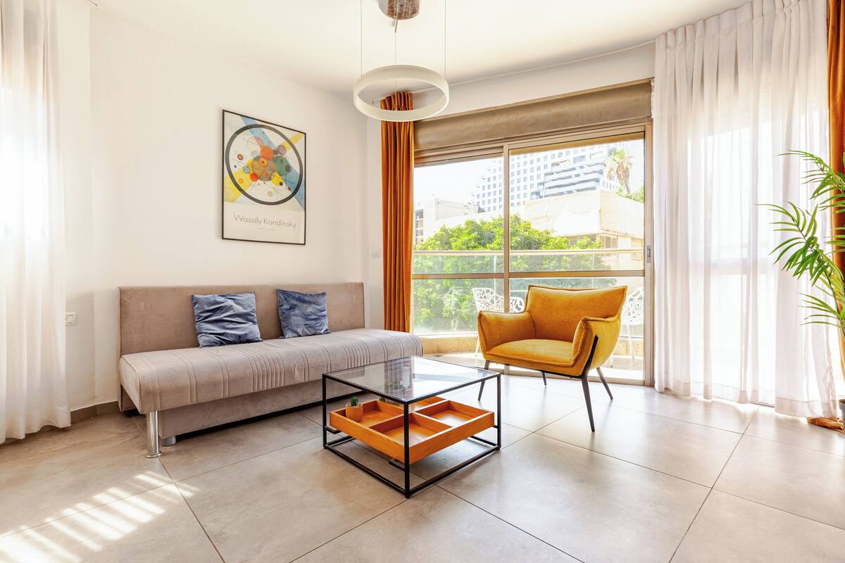 Apartment, 3 Schlafzimmer, Nichtraucher, am Strand | Wohnbereich